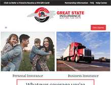 Tablet Screenshot of gogreatstate.com